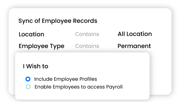 automatic sync of employee records