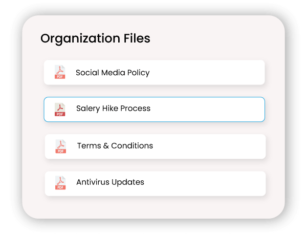 Centralized Vault For HR Documents